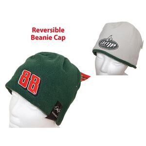 Reversible Cap - Dale Earnhardt Jr 88 Amp - Adult Beanie NASCAR Toque Hat GR/GRY